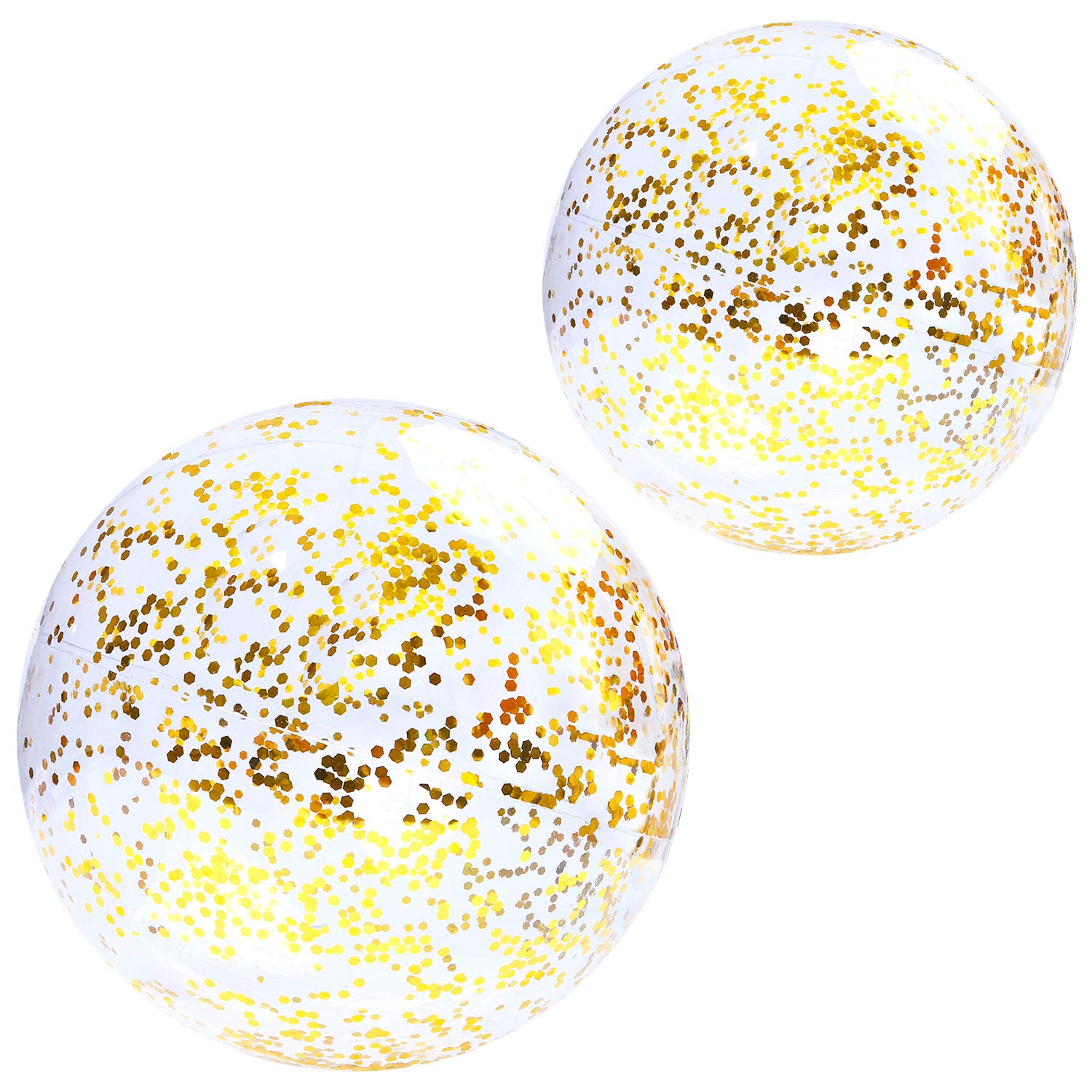 gold beach balls