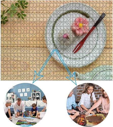 Miniatura 3 de Rompecabezas de 1000 piezas para adultos y niños  Wagashi piezas grandes que encajan juntos juego educativo intelectual divertido