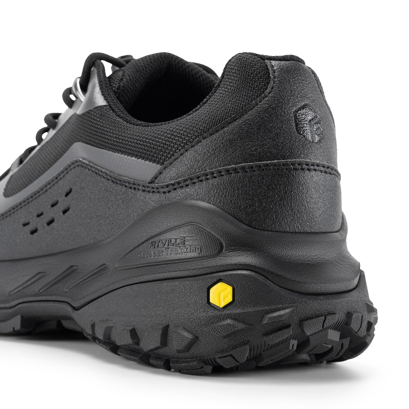 FitVille Zapatillas de Senderismo Extra Anchos para Hombre Zapatos de Trekking Antideslizantes Zapatillas Deportivas Transpirable para Exteriores Montaña Caminar