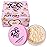 Kimchi Chic Beauty Puff Puff Pass Set and Bake Setting Powder for Makeup, Extra Fluffy Loose Face Powder Poof, Soft Natural Face Makeup for Uneven Skin Tone, 02 Banana