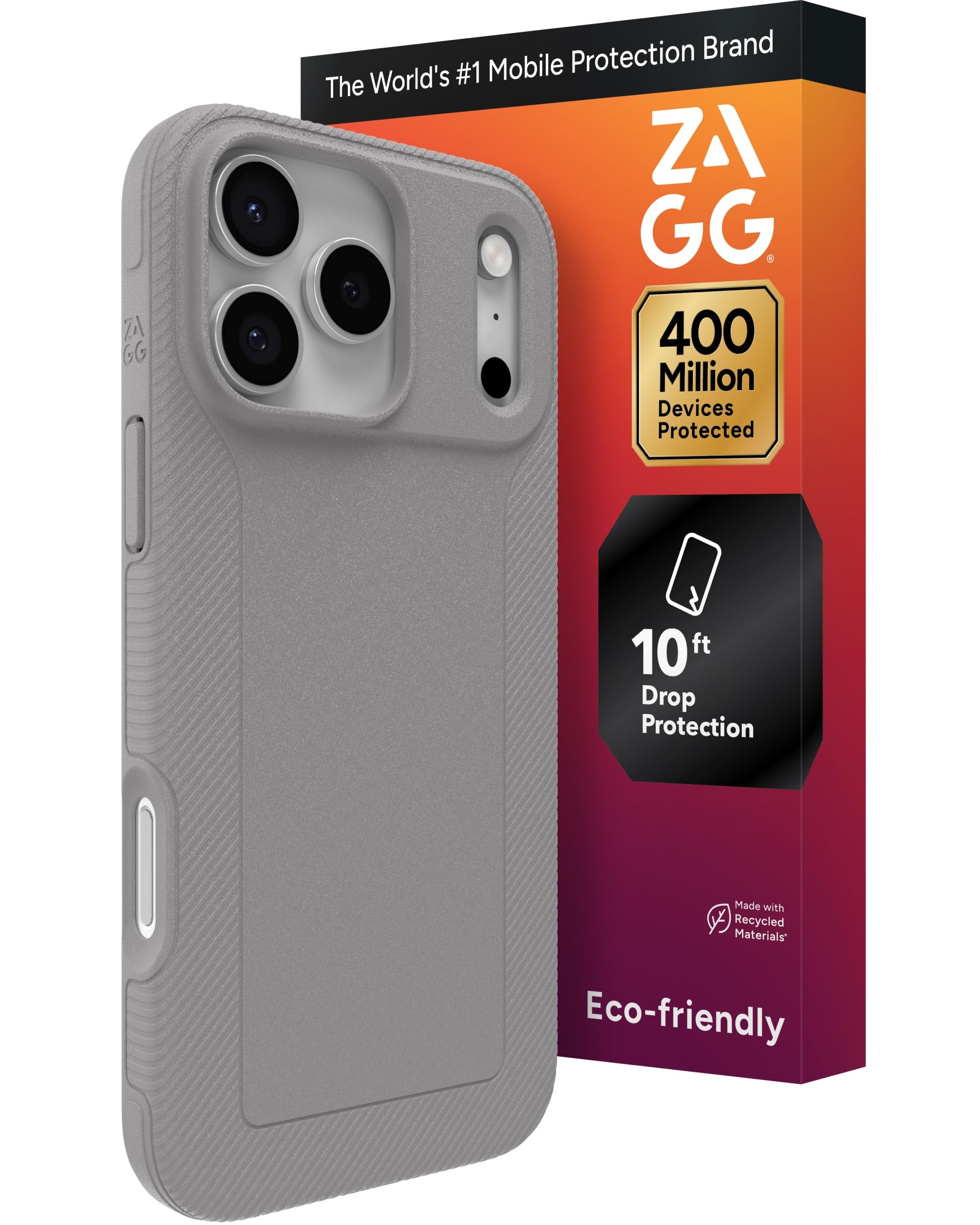 Amazon.com: ZAGG Luxe Snap Phone Case for iPhone 17 Pro Max - Gray