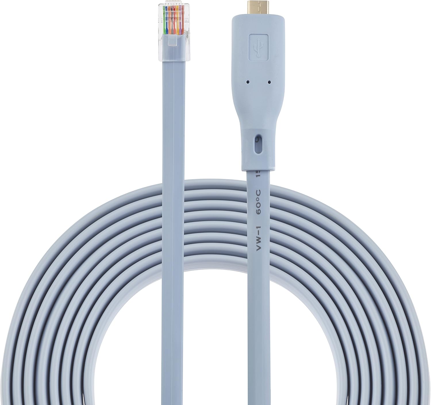 Cisco Console Cable New Type C USB to RJ45 1.8 m (6 ft) Ftdi Chip