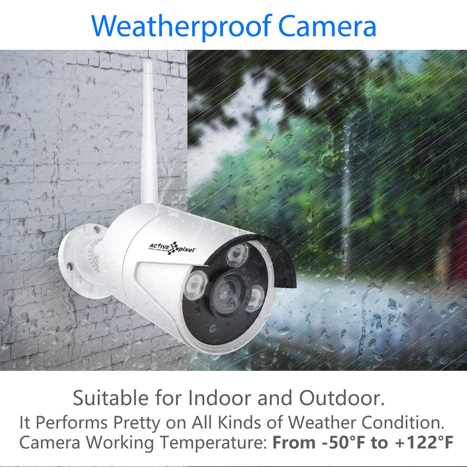 Active Pixel 960P AUTO-Pair Wireless System 4 Channel HD Wireless