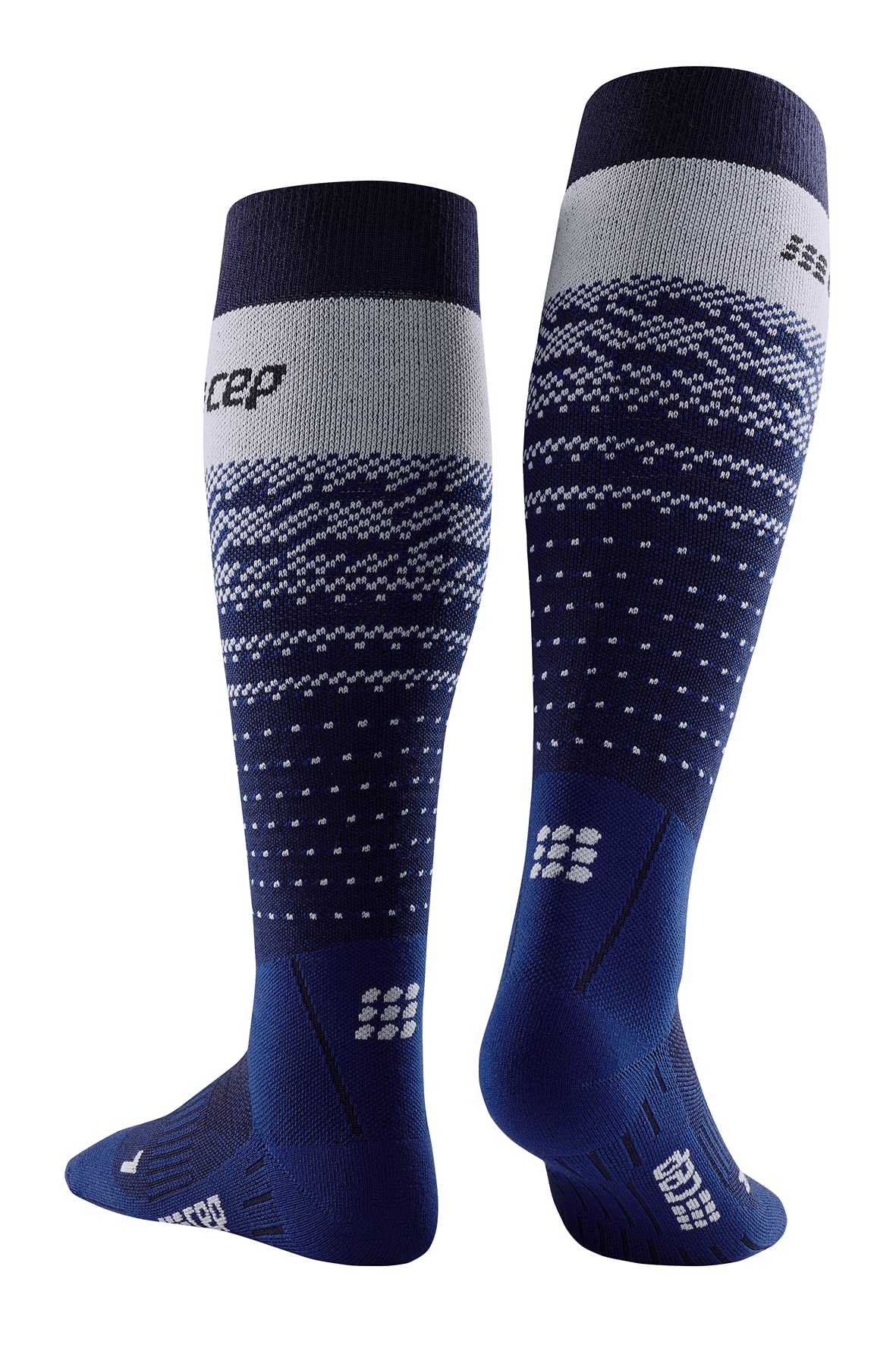 Cep Chaussettes de Compression Thermiques de Ski en mérinos Femme Compression