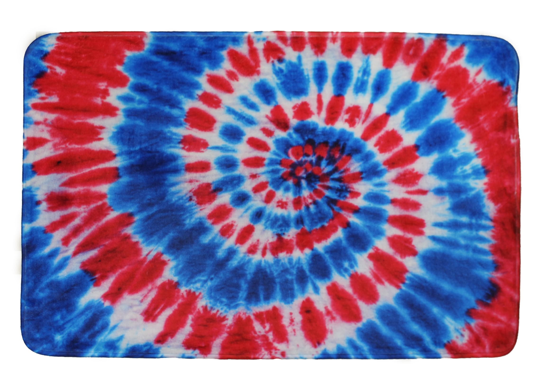 Gilbins Super Soft and Comfy Floor Mat Bunk Camp Floor Mats (Blue Tye Dye)