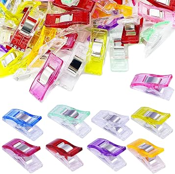 Wonder Clips for Sewing, Quilting and Crafting - Plastic Fabric Holders 30 PCS