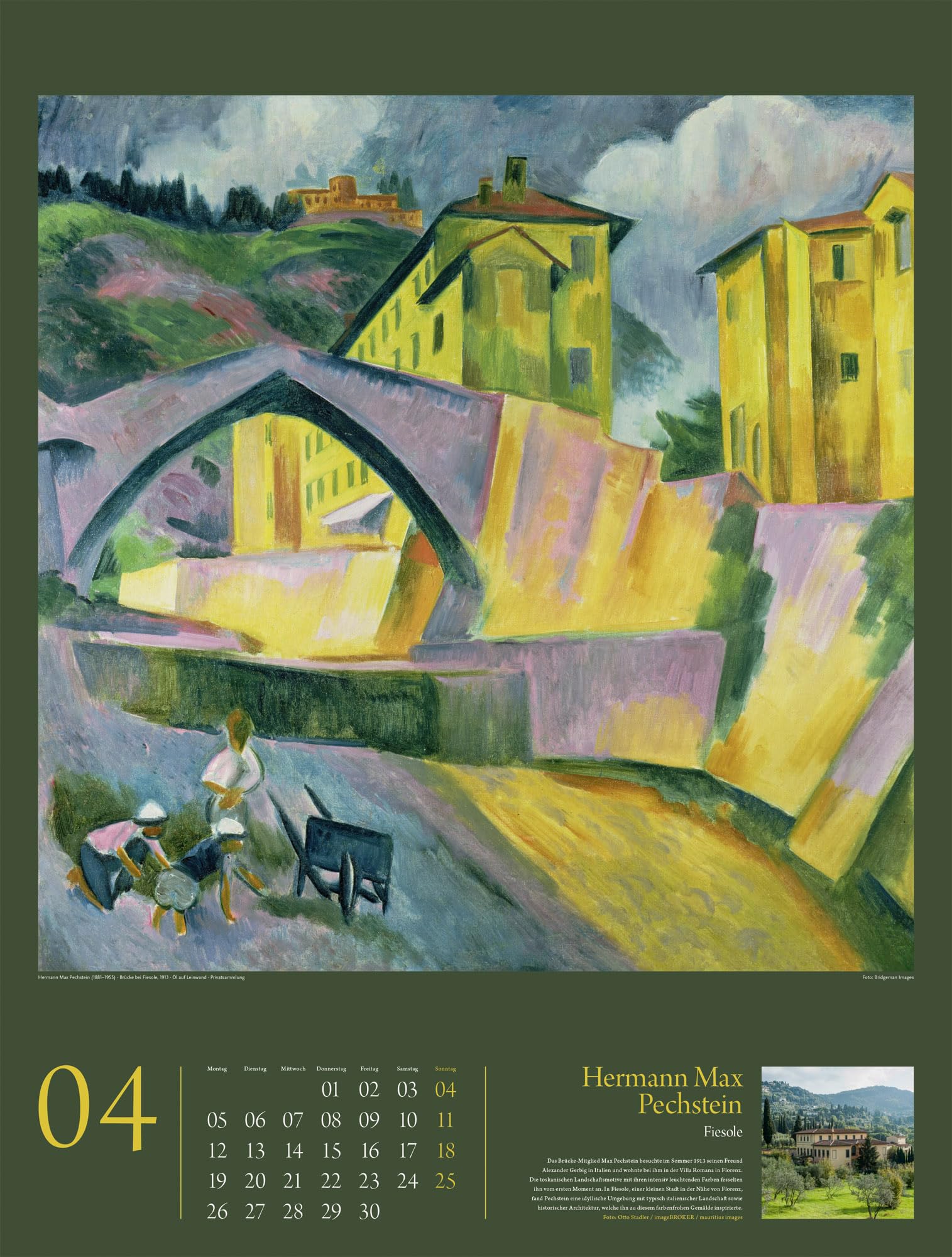 KunstGeschichten Kalender 2027 | Meisterwerke und die Orte ihrer Inspiration: Informativer Kunstkalender im großen Hochformat (50x66 cm) | Mit Texten