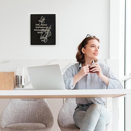 Miniatura 4 de Life is Measured By Moments - Inspirational Wall Art Quotes, Motivational Wall Decor For Home Decor, Studio Decor, School Decor & Office Decor,