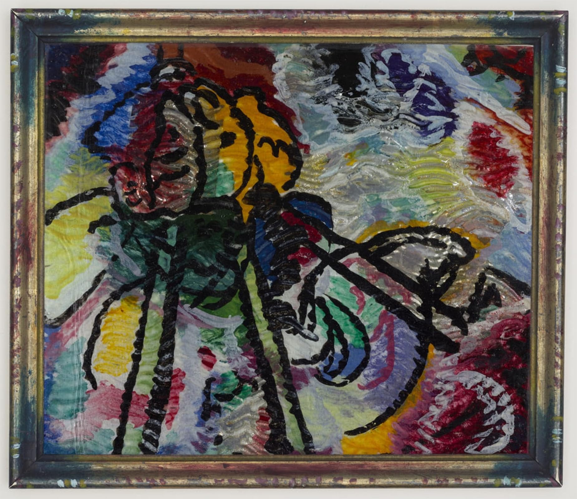 SERENDIPITP Abstract Painting Mural Print Picture Wall Decor Painting Rowing by Wassily Kandinsky Vintage Wall Artwork for Home Decor 60x90cm