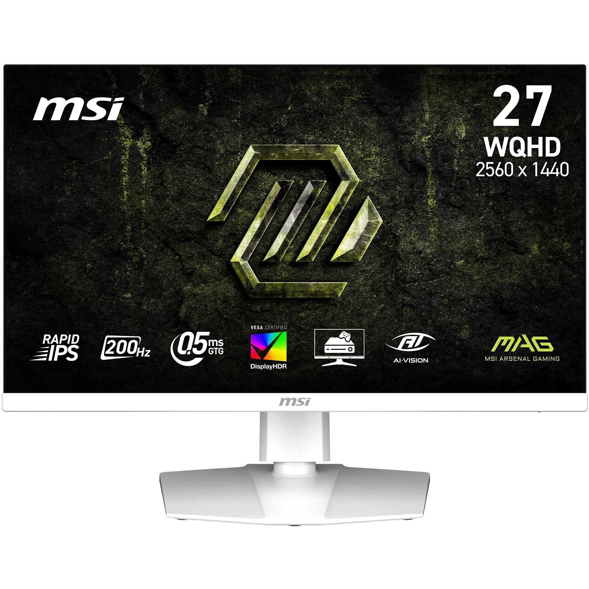 Msi White Mag 274Qrfw E20 Computer Monitor 68.6 Cm (27") 2560 X 1440 Pi