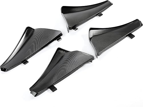 Miniatura 3 de KUAFU 4 guardabarros delanteros y traseros compatibles con Chevy Chevrolet Corvette C8 2020-2023, repuesto para 84263453 84263457 aletas de barro,