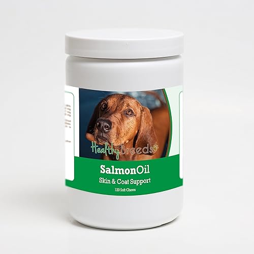 Miniatura 141 de Healthy Breeds Golden Retriever - Aceite de salmón masticable suave, 90
