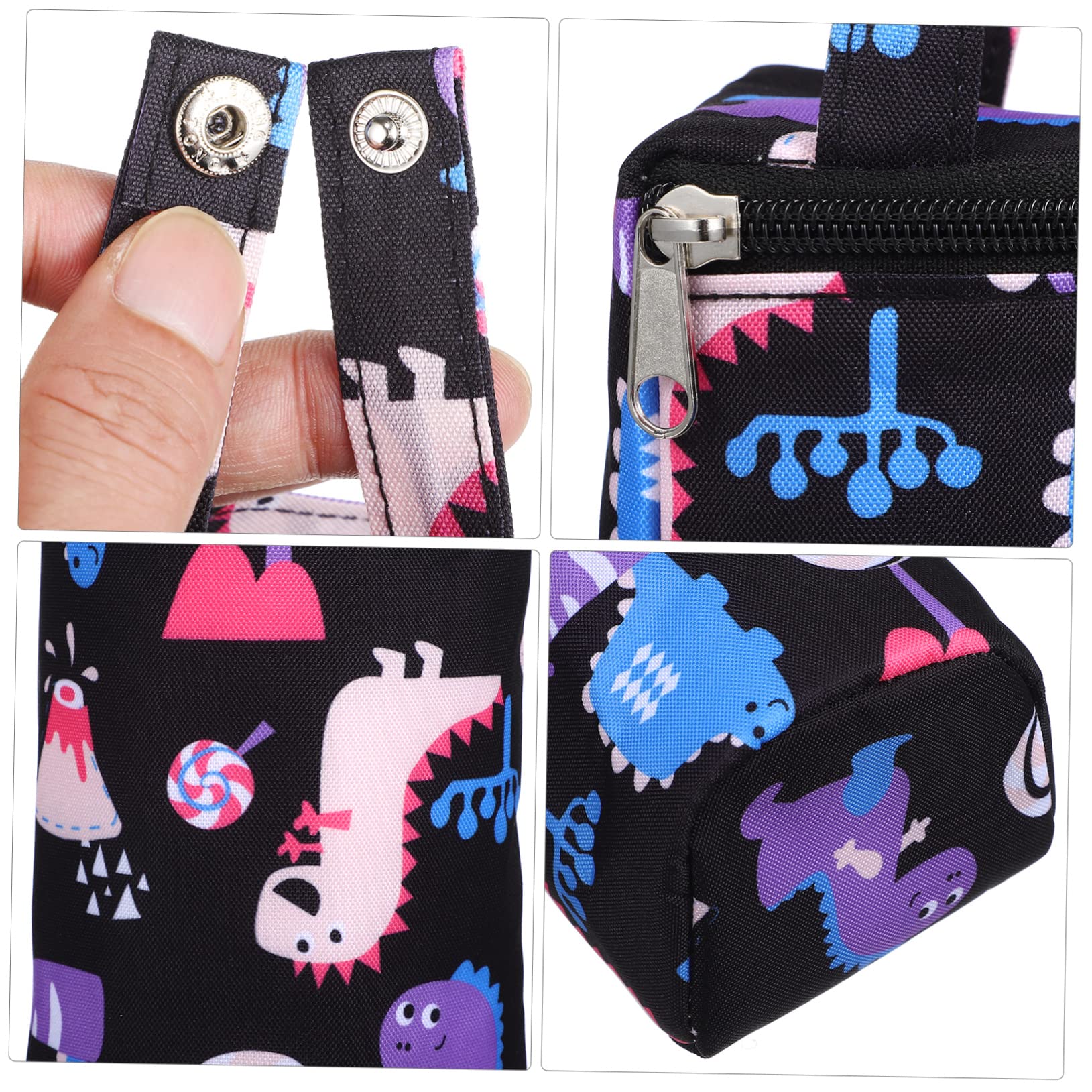 6piezas Bolsa Térmica para Biberones De Diseño De Dibujos Animados Porta Biberones Aislantes para Carro Mochila Mantiene La Leche Caliente