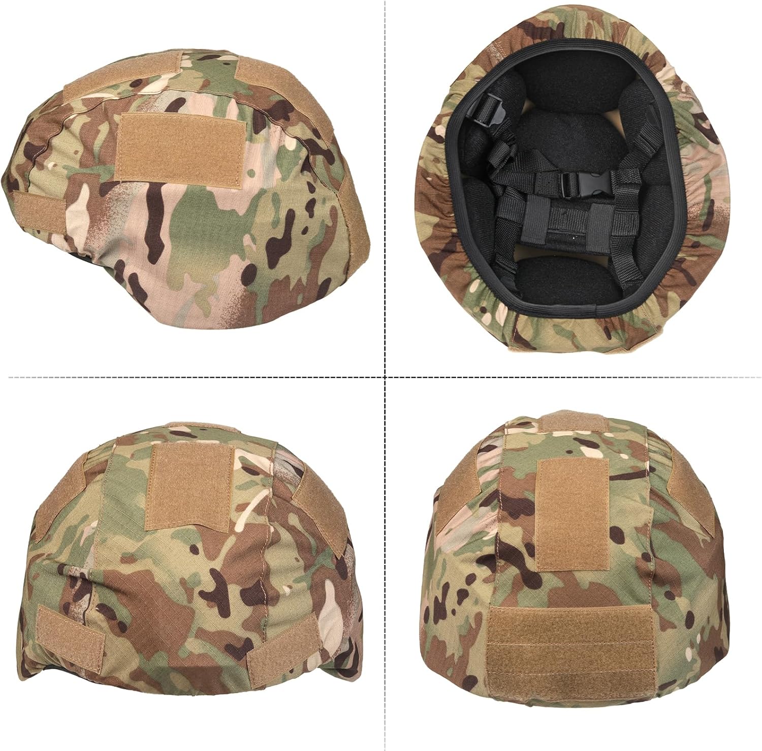 Airsoft Helmet,Black Tactical Helmet with Airsoft Accessories,Tactical Airsoft Gear