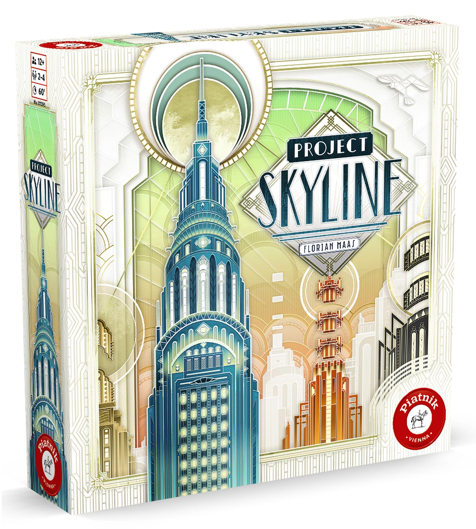 Piatnik 811395 Project Skyline – An Outstanding City Deck Building Game