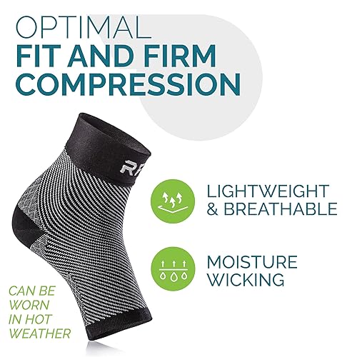 Miniatura 3 de Fundas para fascitis plantar (1par) soporte ligero para tobillo, alivio para dolor de puente, pie y molestia la mejor solución para correr,