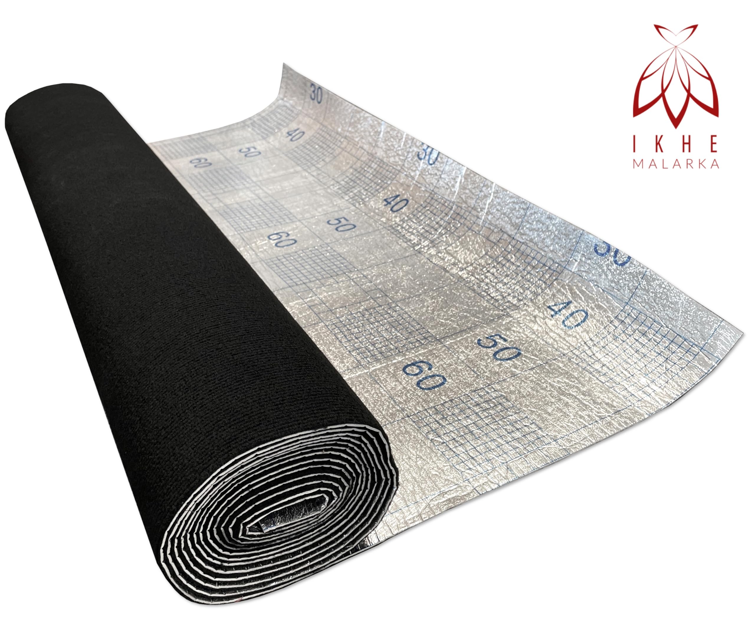 6 m² zelfklevend tapijt, tapijt, tapijt, tapijt, vloerbedekking, duurzaam, waterdicht, 120 cm x 500 cm (zwart