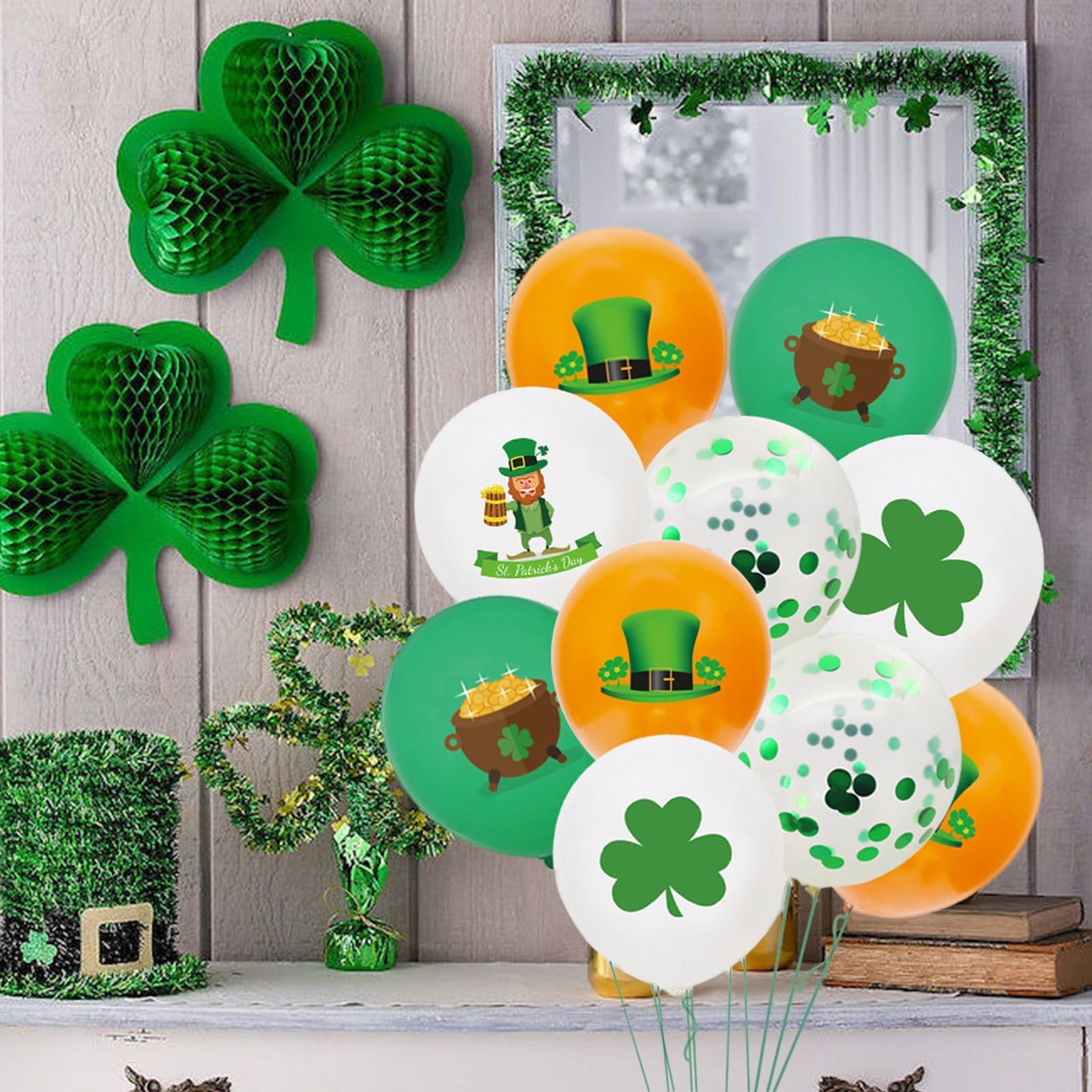 25pcs St Patricks Day Decorations Balloons 12inch - Image 4