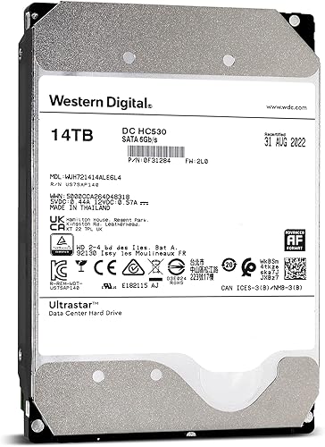 Miniatura 2 de WD Ultrastar DC HC530 14TB 7200RPM SATA 6Gb/s 3.5 pulgadas Enterprise HDD - WUH721414ALE6L4 (renovado)