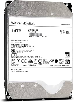 Amazon | HGST 0F31284 3.5インチ 14TB 7200RPM 512MB SATA 6Gb/s 512e