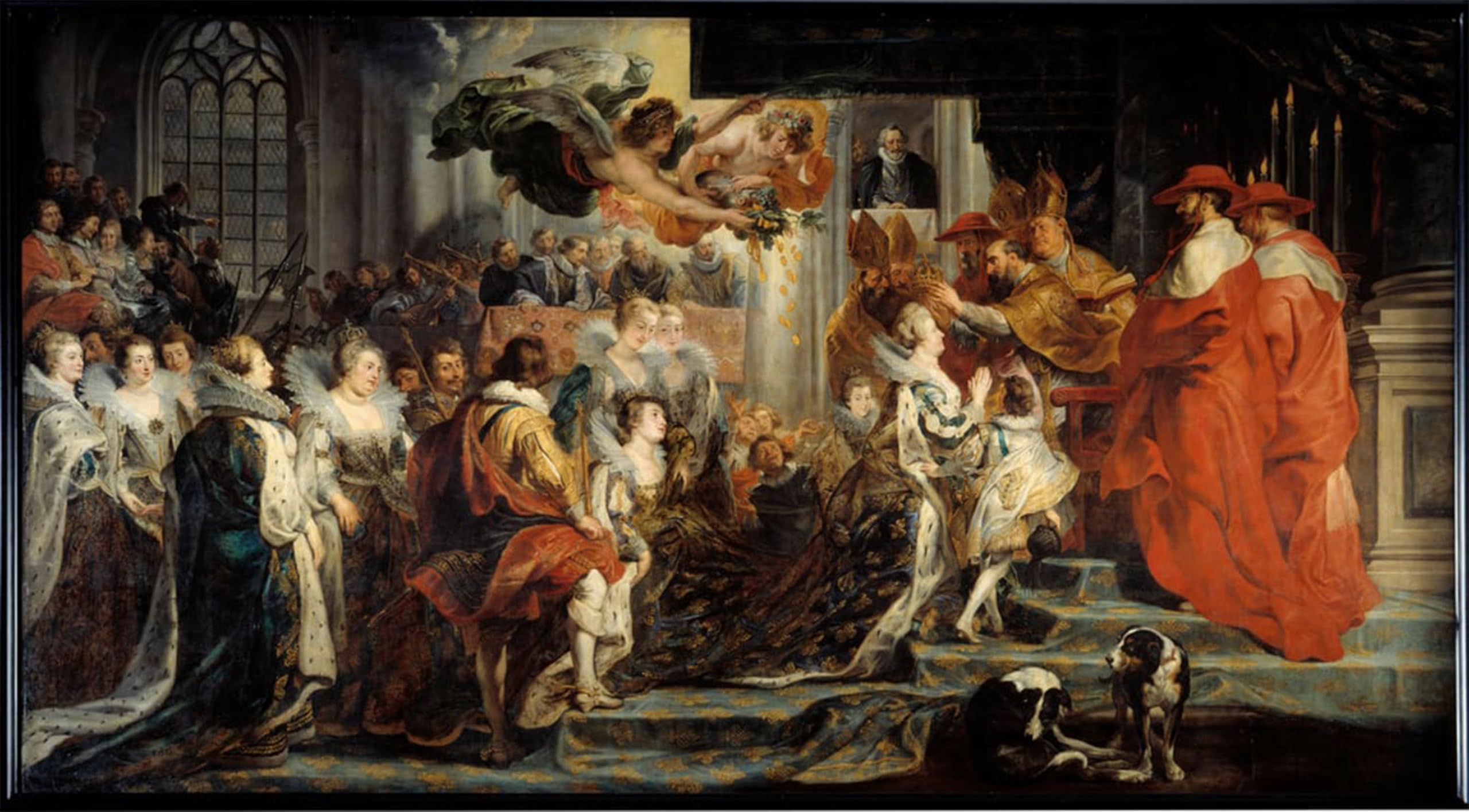 POSTERIIk Famous Animal Posters Vintage Picture the Coronation of Mary of Medicis by Peter Paul Rubens Modern Wall Decor for Home Decor 60x90cm