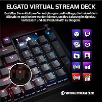 Corsair Vanguard 96 Mechanikus Gaming Billentyűzet MLX Plasma, 8000Hz, LCD Kijelző, QWERTZ Német kiosztás 8