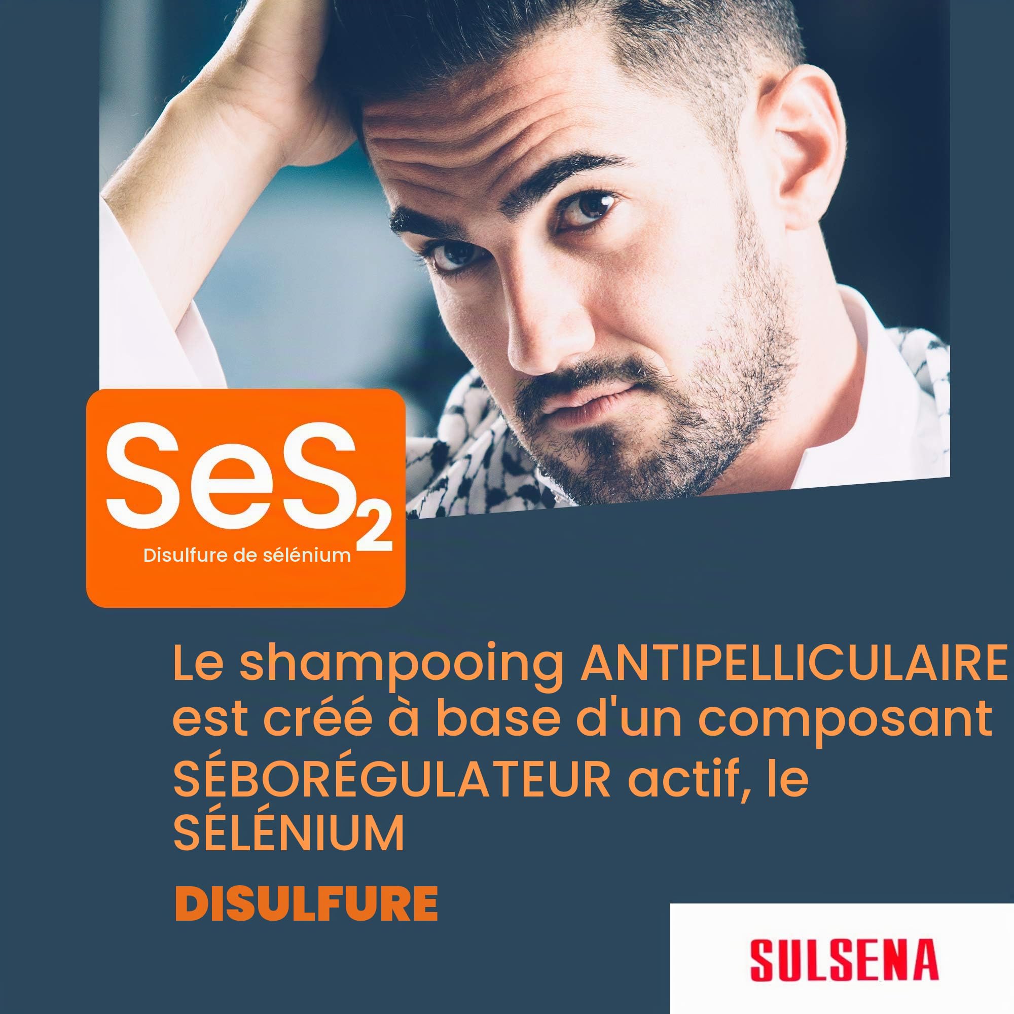 Shampoing Antipelliculaire SULSENA - Anti Pellicule Cheveux, Shampoing Sans Sulfate, Efficace Contre Pellicule et Démangeaisons, Pour Hommes et Femmes, Formule Active pour Fraîcheur Durable, Set