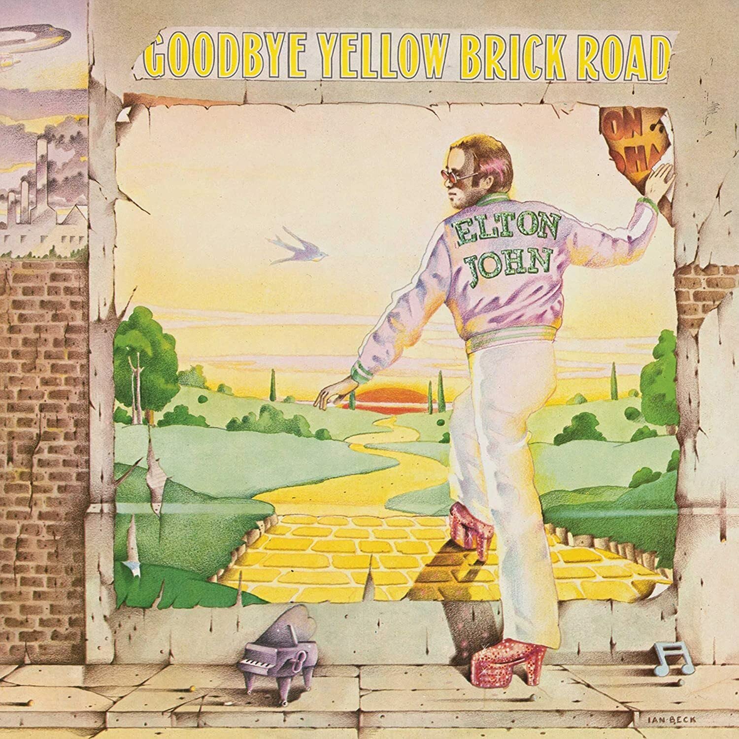 LP-Elton John-Goodbye Yellow Brick Road -2LP-