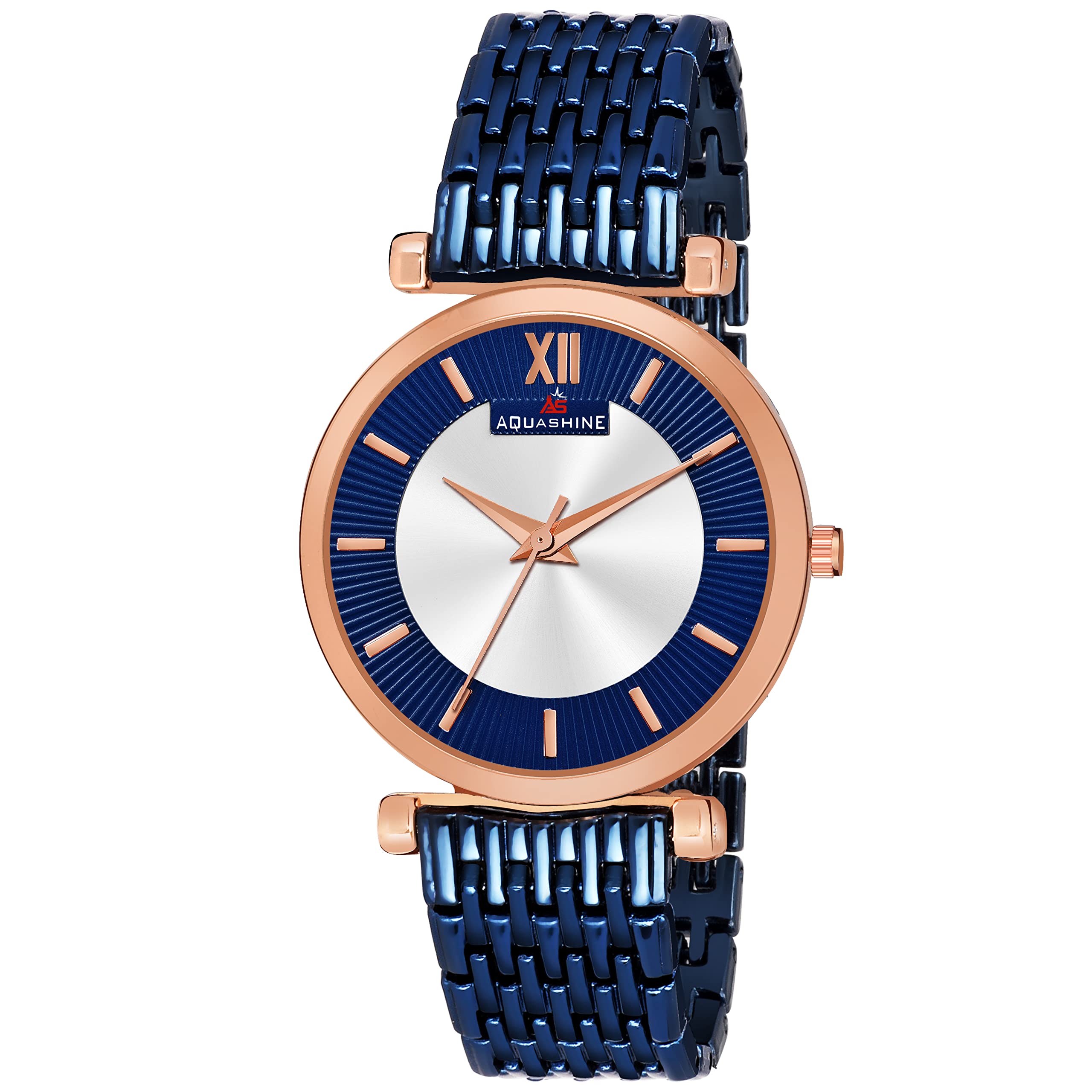 AQUASHINE AS-139 Blue Metal Silver dial Watch for Womens (B0B5V4DVHH) Amazon Price History, Amazon Price Tracker