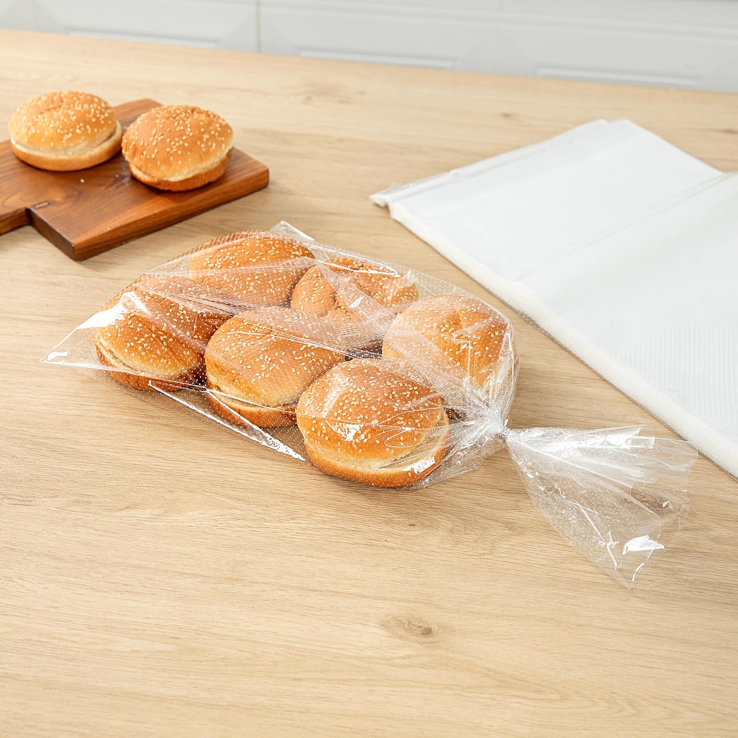 Restaurantware Clear Plastic Bread Bag, 11 x 20 In, 250 Pack
