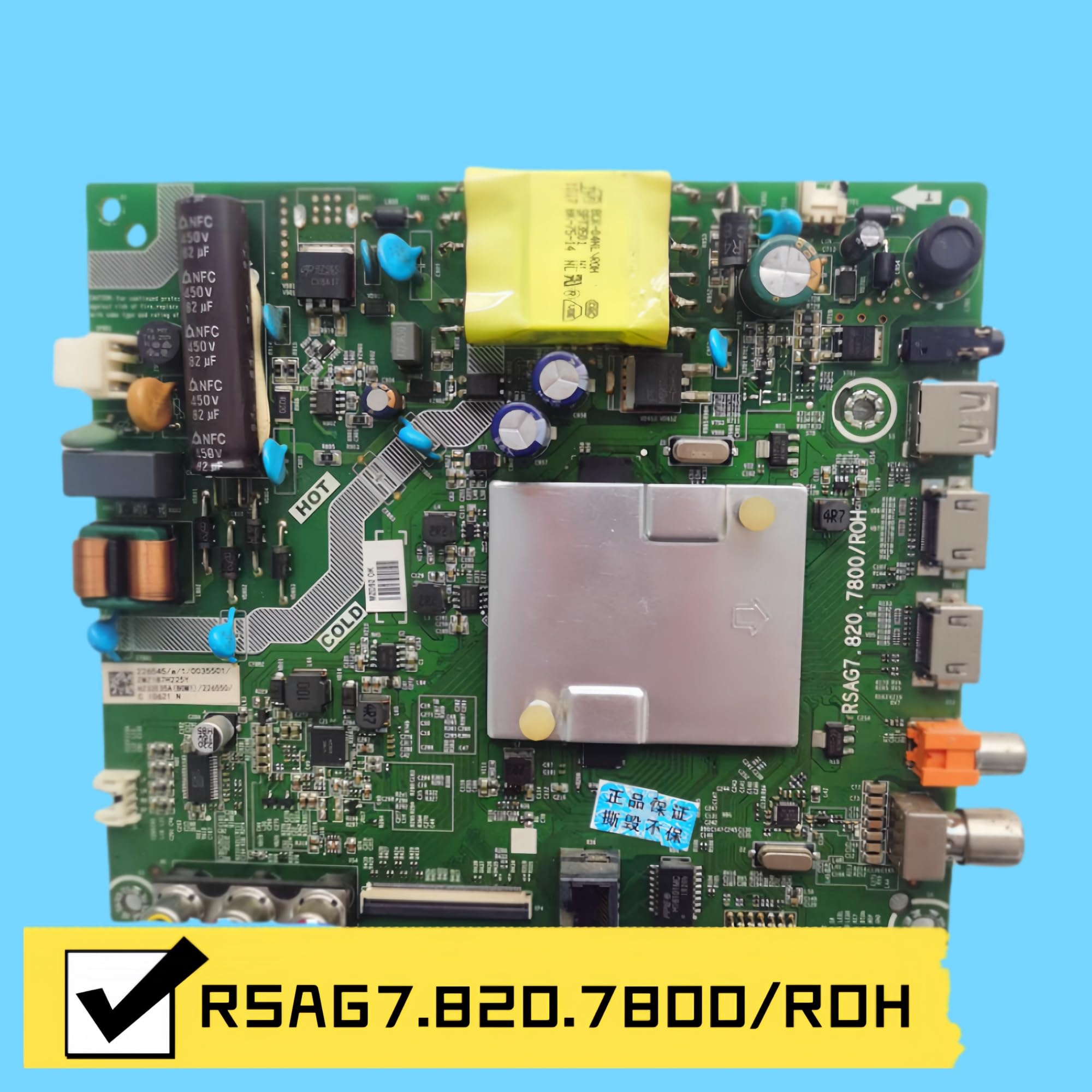 Scheda madre RSAG7.820.7800 con schermo HD315S1H73/74 - Scheda madre TV sostitutiva for TV serie HZ32E35A/HZ32A36E