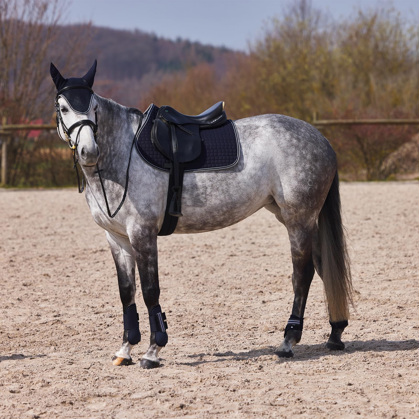 HORZE Protectores de Menudillo Adepto, Azul, C