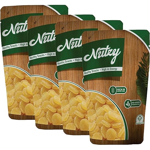 Nutzy Dried Pineapple Coin 800 Grams 200g X 4 Family Fri