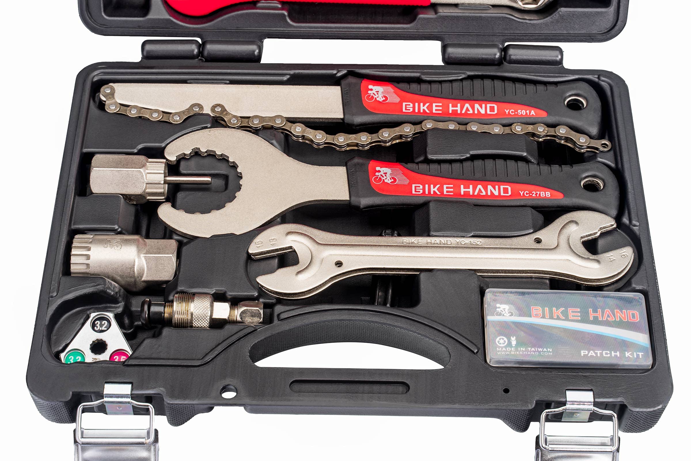 Kit d'outils universels pour réparation de vélo, 25 pièces, mécanique à domicile, ouvert