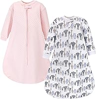 Vista 19 de Hudson Baby Saco de dormir unisex para bebé acolchado premium de manga larga y manta vestible