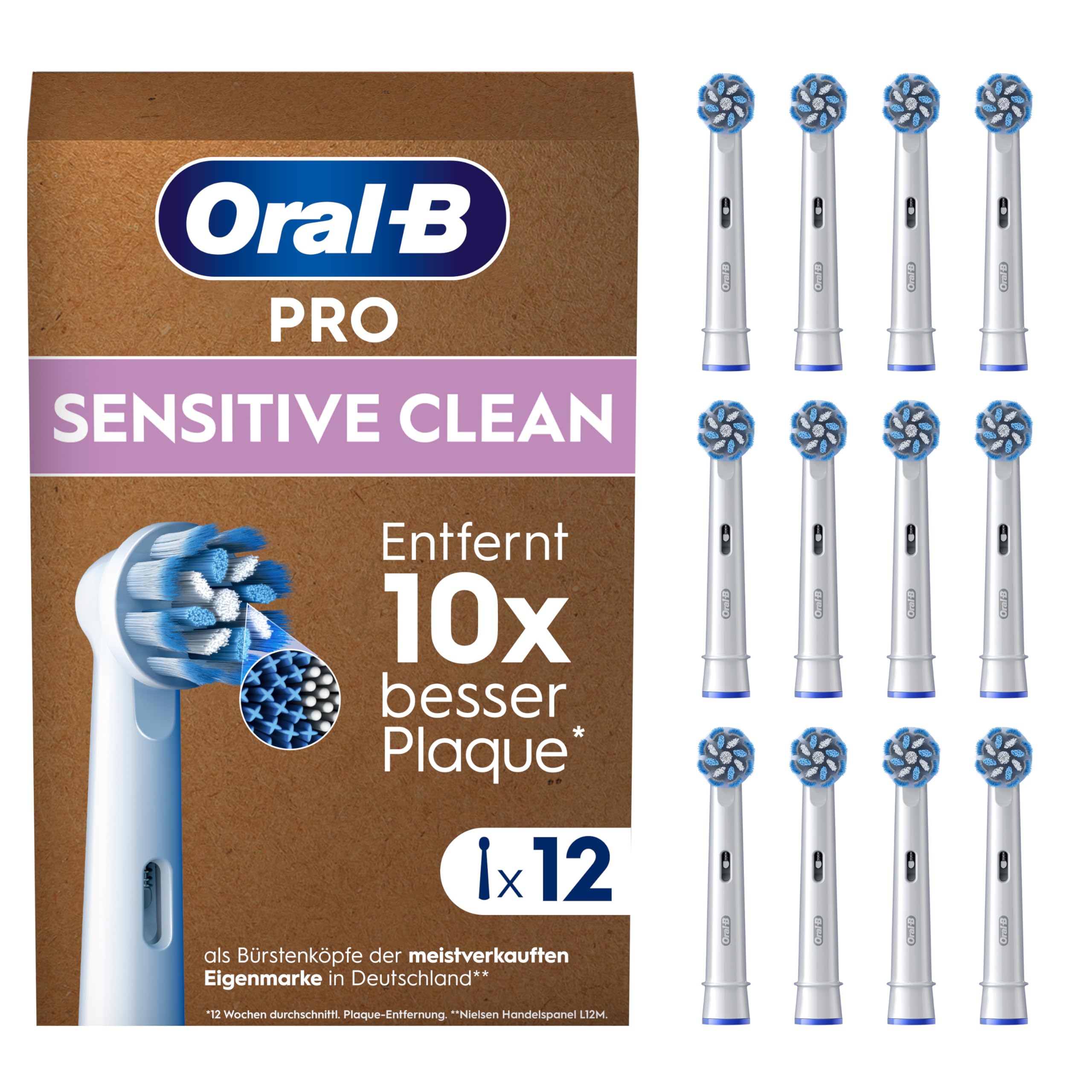Oral-B Pro Sensitive Clean Aufsteckbürsten — ORIGINAL Zahnbürstenaufsatz...