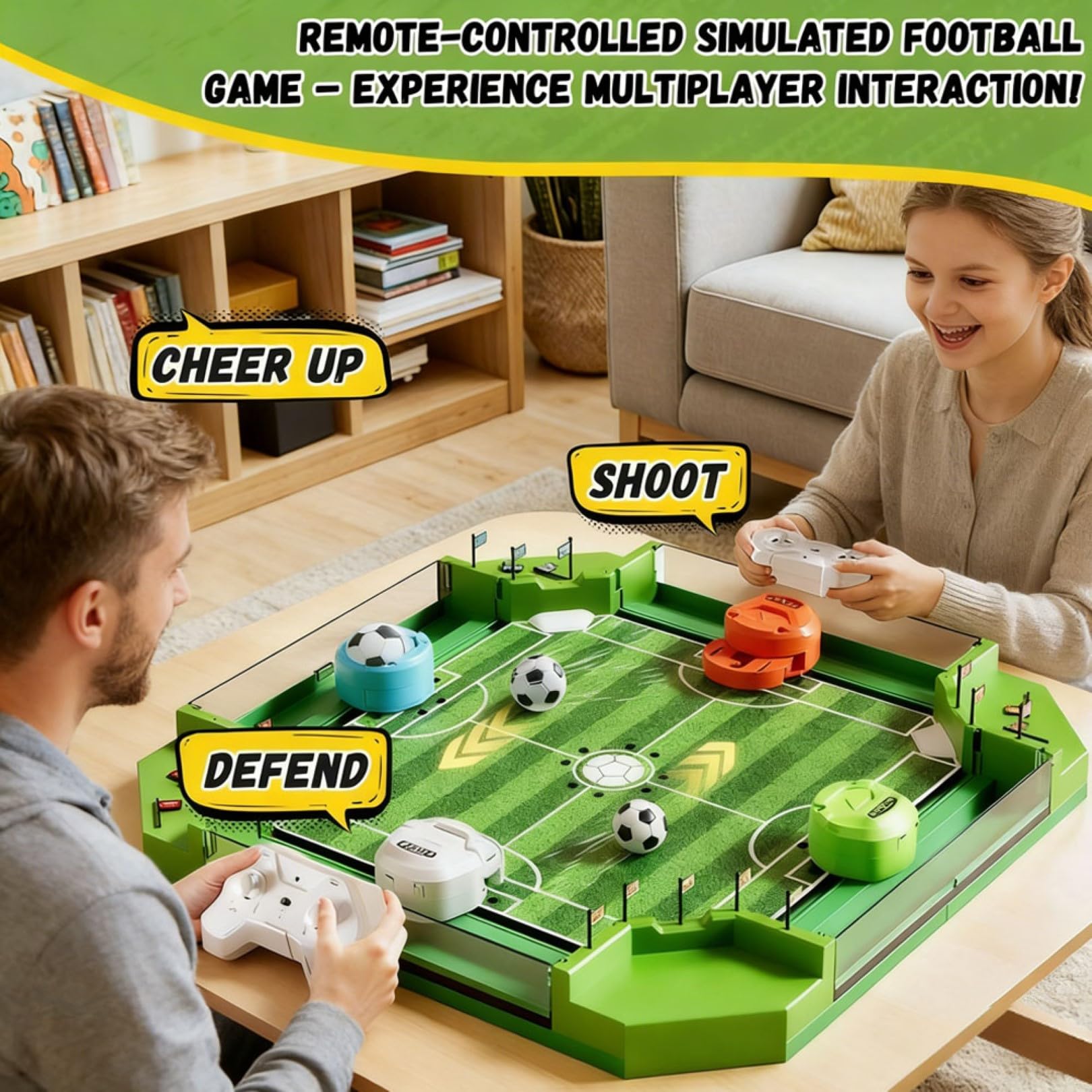 Mini Jeux de Football de Table sur Bureau, Jeu de Football Interactif, Machine À Pinball D'intérieur pour Noël Et Fête d'anniversaire en Famille