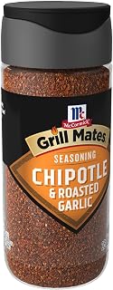 McCormick Grill Mates Chipotle & Roasted Garlic Seasoning Rub - Smoky Bold Flavor for Steak, Chicken, Pork, Veggies - 2.5 oz