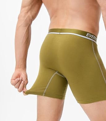 Separatec 7 Pack Men's Boxer Briefs Breathable Soft Cotton Underwear Colorful Everyday Boxer Shorts Multipack with Supportive Dual Pouch