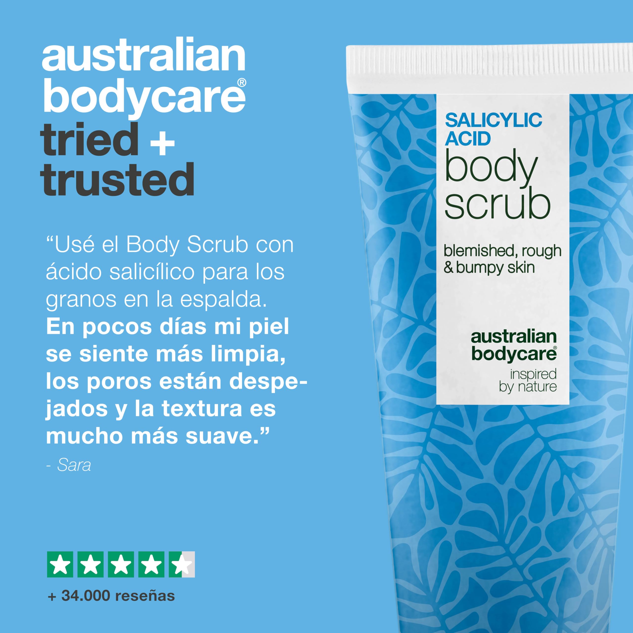 Exfoliante corporal ácido salicílico glicólico BHA AHA para granos espinillas puntos negros