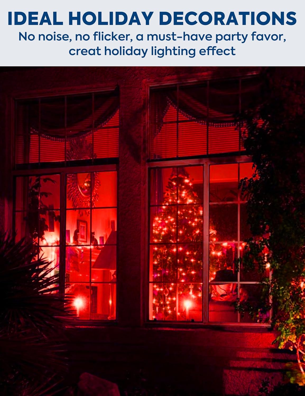 PAR38 Red LED Lights for Outside, 150W Equivalent image 2