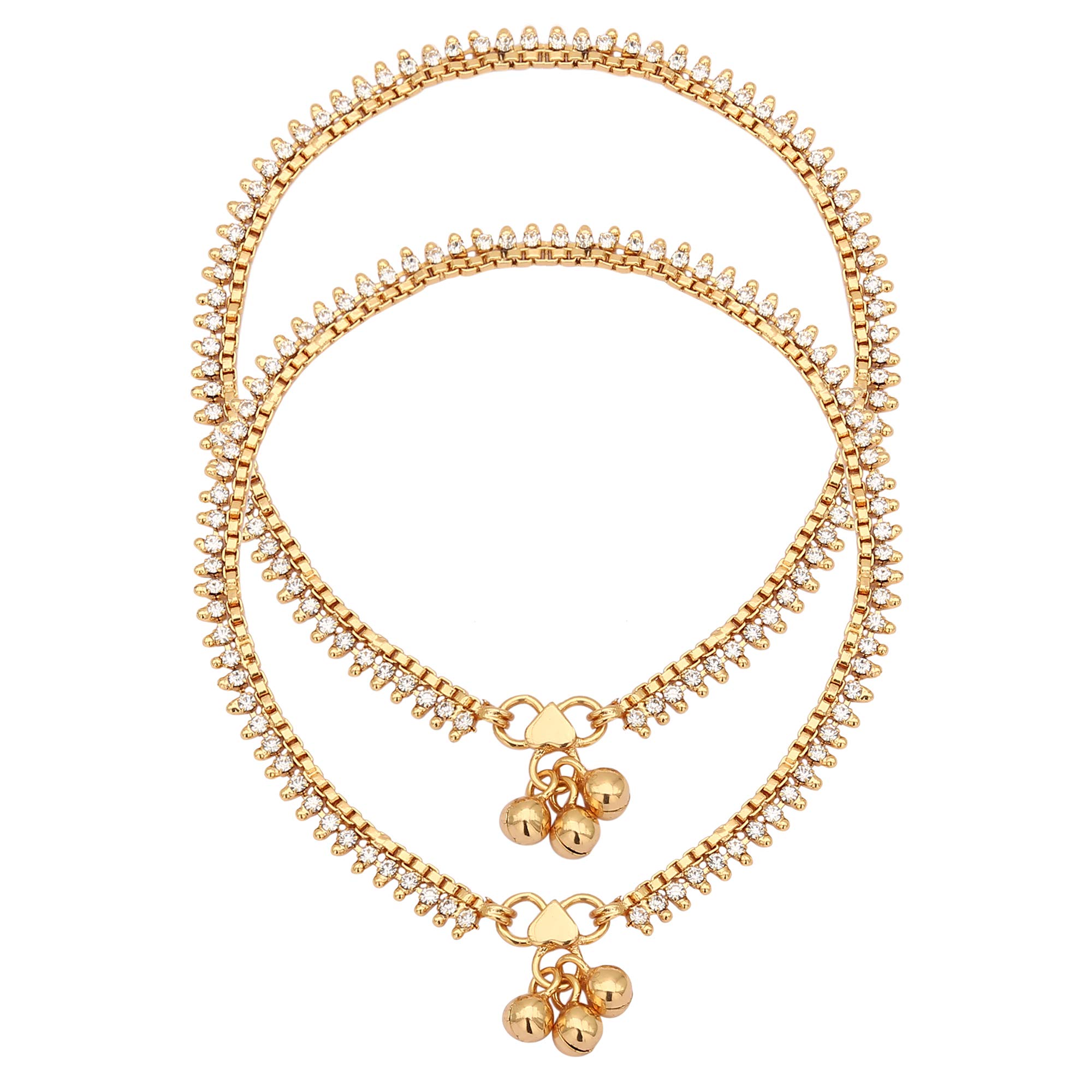 Sasitrends Gold Brass Anklet for Women and Girls (B07V7YY3YN) Amazon Price History, Amazon Price Tracker