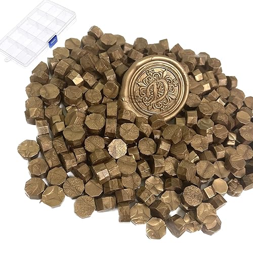 Miniatura 7 de YOKIOU 220 cuentas de sellado de cera para sello de cera (perla púrpura)