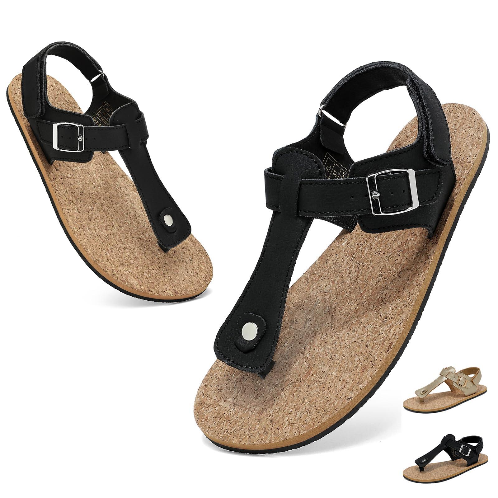 Sandalias Mujer Planas Verano Flip-flop Chanclas Sandalias de Playa Punta Abierta 37-42EU