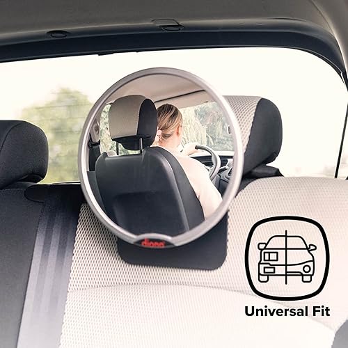 Miniatura 4 de Diono Easy View - Paquete de 2 espejos de coche para bebé, espejo de seguridad para asiento de automóvil para bebés orientados hacia atrás,