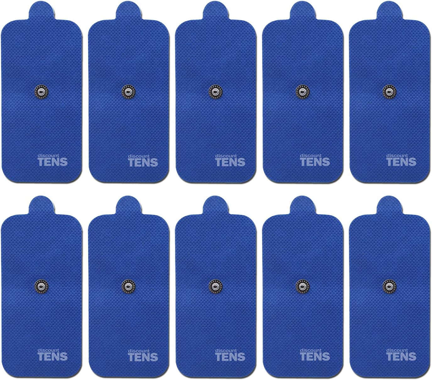 - Discount TENS Brand - HiDow Compatible Replacement Electrodes – 10 Premium 2"x4" Snap TENS Unit Electrode Pads (5 Pairs), Durable Self-Adhesive Pads for Muscle Stimulation, Therapy & Pain Relief