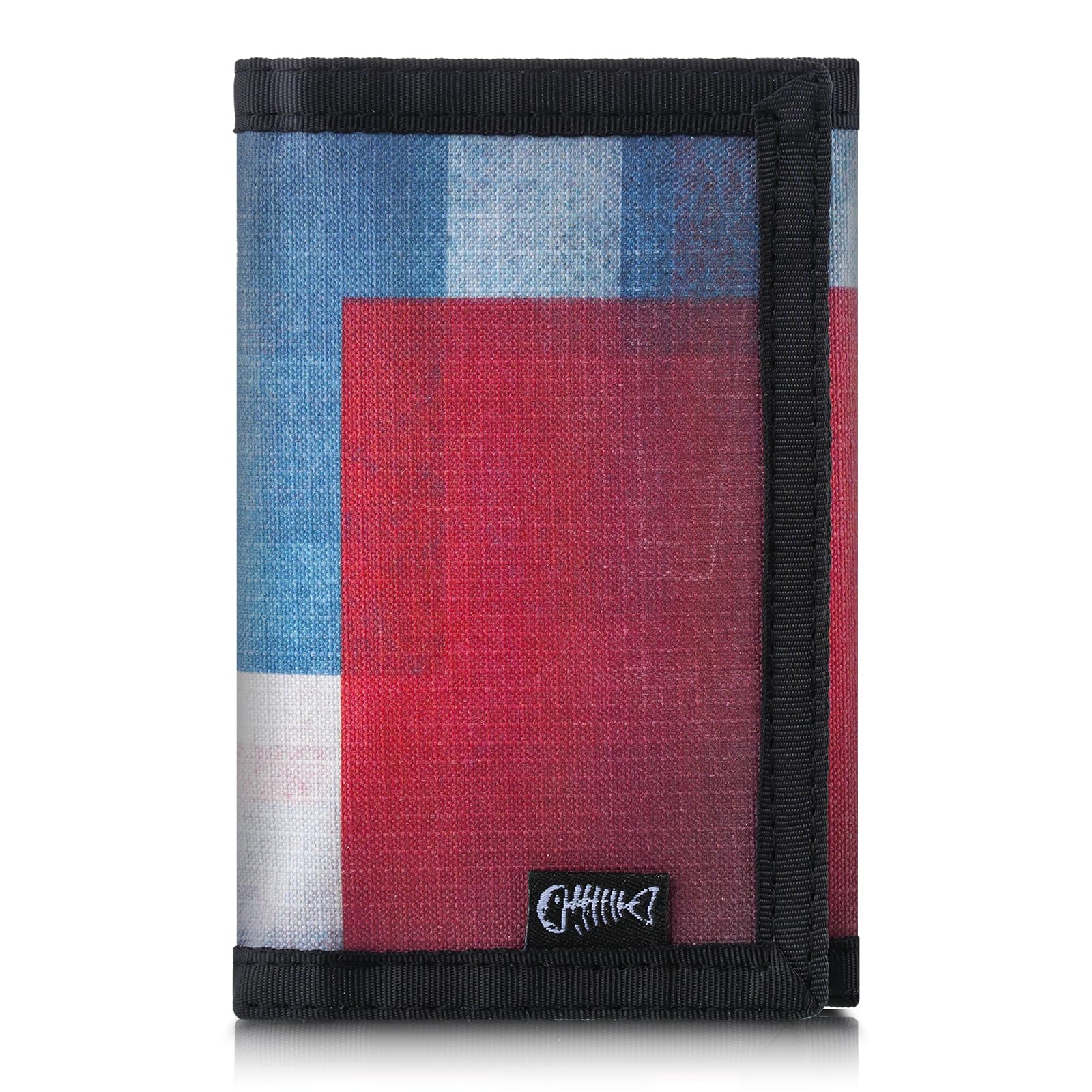 FORYEE Men’s Nylon Trifold RFID Wallet with ID Window, Slim Security Wallet for Card Cash Holder, Modern Fashion Stylish Wallet Gifts for Teen Boys