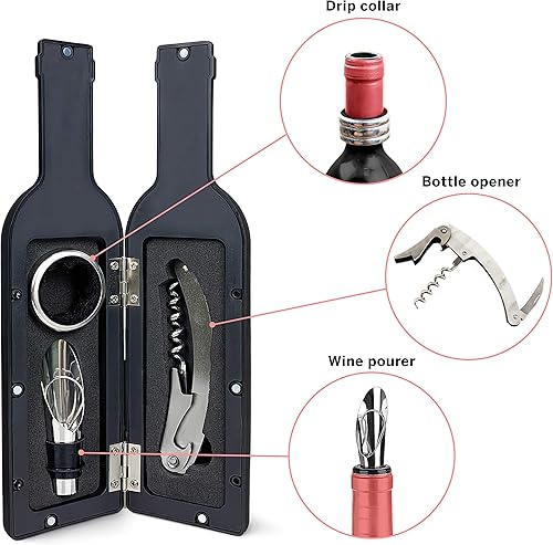 Miniatura 2 de Lulu & You Kit de vino - Juego de abridor de vino - Regalo de vino para cualquier entusiasta del vino | Accesorios de vino para amantes del vino