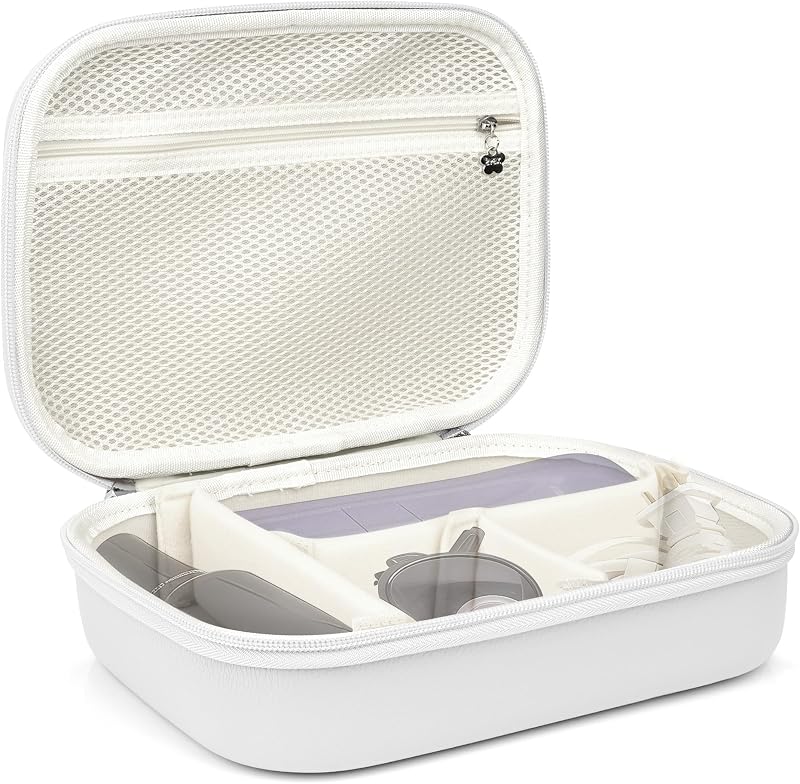 Estojo organizador Linkidea para aparelho de remoção de pelos, compatível com Air 3 e Air 10 IPL, branco
