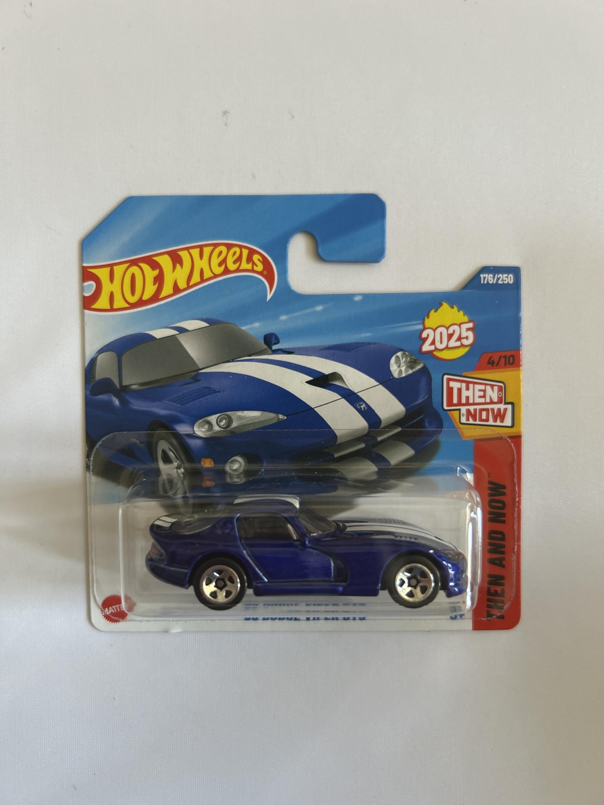 Hot Wheels 1:64 Scale Play or Display Vehicle Car Collection Kids Gift 2025 Model Choose 1 Car (HYW50, 176/250 '96 Dodge Viper GTS) — image 1